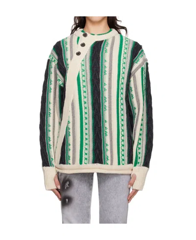 ADER ERROR BUTTON DETAIL SWEATER
