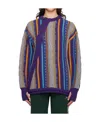 Ader Error Button Detail Sweater In Multicolor