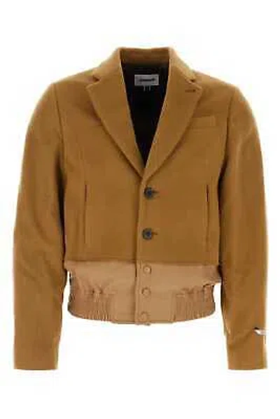 Pre-owned Ader Error Camel Wool Blend Jacket M In Brown