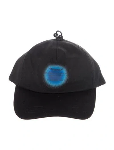 Pre-owned Ader Error Canvas Baseball Hat In Black