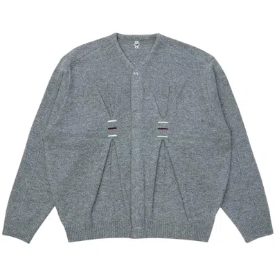 Pre-owned Ader Error Cardigan 'grey' | Men's Size L In Gray