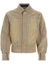 Ader Error Carid Aging Trucker Jacket In Neutrals