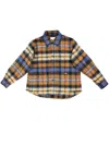Ader Error Check-pattern Shirt In Brown
