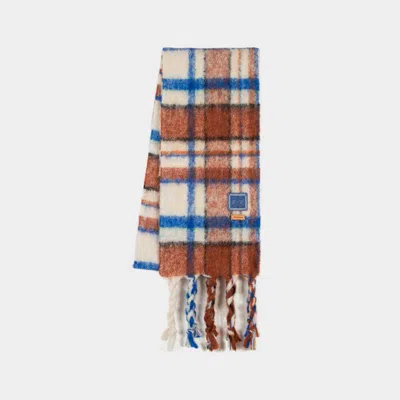 Ader Error Check Scarf In Beige