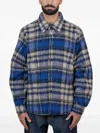 Ader Error Checked Wool Shirt In Multi