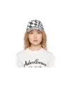 Ader Error Checkered Baseball Cap In White
