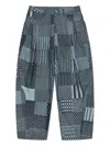 Ader Error Collaz Jeans In Blue