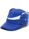 Ader Error Contrasting Panelled Cap In 蓝色