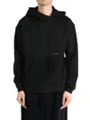 Ader Error Cotton Hoodie In Black