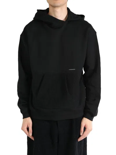 Ader Error Cotton Hoodie In Black