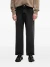 Ader Error Cotton Jeans In Black