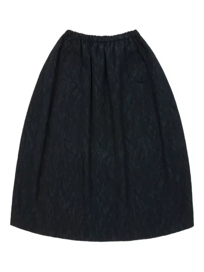 Ader Error Cotton Skirt In Black