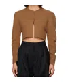 Ader Error Crew Neck Knitted Cardigan