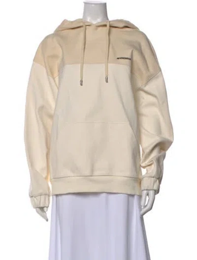 Pre-owned Ader Error Crew Neck Long Sleeve Hoodie In Neutral