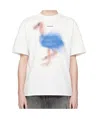 Ader Error Crew Neck Long Sleeve T-shirt In White