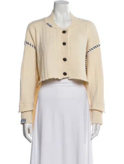 Pre-owned Ader Error Crew Neck Sweater In Neutral