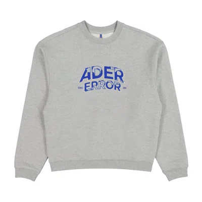 Pre-owned Ader Error Crewneck 'grey' | Men's Size L In Gray