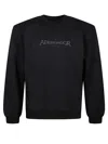 Ader Error Crewneck Sweatshirt With Logo In Black