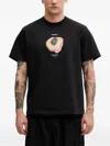 Ader Error Dimension Ball Graphic-print T-shirt In Black