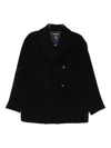 Ader Error Double-breasted Blazer In Black