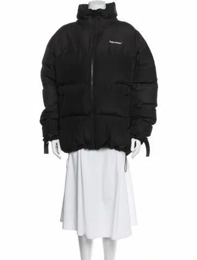 Pre-owned Ader Error Down Coat In Black