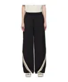 Ader Error Black Bashar Trousers In Black