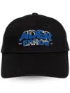 Ader Error Edca Logo-embroidered Cotton Cap In Black