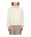 Ader Error Edis Long-sleeved Shirt In White