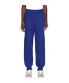 Ader Error Blue Distressed Sweatpants In Blue