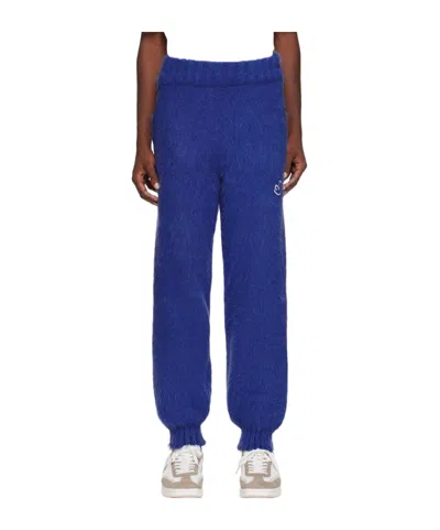Ader Error Blue Distressed Sweatpants