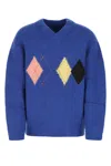 ADER ERROR ELECTRIC BLUE ACRYLIC BLEND SWEATER