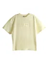 Ader Error Embroidered T-shirt In Yellow