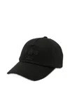 Ader Error Embroidered-logo Baseball Cap In Black