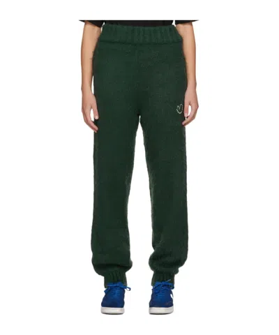 Ader Error Embroidery Logo Casual Pants In Black