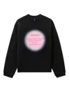 Ader Error Eternity Graphic-print Sweatshirt In Black