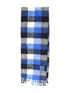 Ader Error Faylen Muffler Wool Blend Scarf In Blue