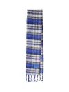 Ader Error Faylen Muffler Wool Blend Scarf In Blue