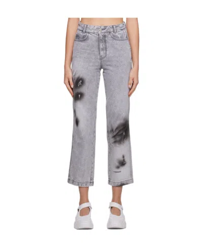 Ader Error Fendig Jeans In Gray