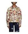 Ader Error Floral Pattern Lapel Casual Jacket In Multicolor