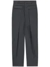 Ader Error Fran Wool Tailored Trousers In Grey