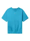 Ader Error Frayed-hem Top In Blue