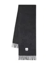Ader Error Fringed Scarf In Black