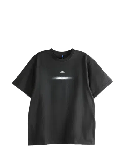 Ader Error Graphic T-shirt In Black