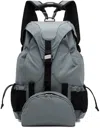 Ader Error Gray Badin Backpack In Gray