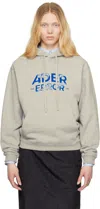 Ader Error Gray Edca Product. 39 Hoodie In Gray