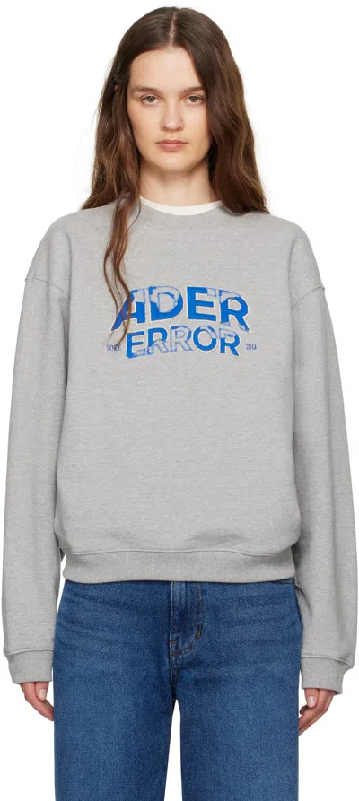 ADER ERROR GRAY EDCA PRODUCT. 45 SWEATSHIRT