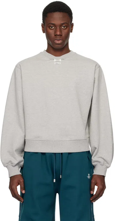 Ader Error Grey Langle Sweatshirt