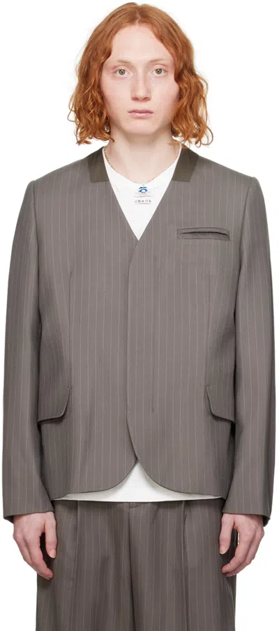 Ader Error Grey Lawren Blazer