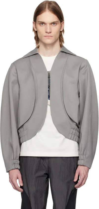 Ader Error Gray Orbe Product. 19 Jacket In Grey