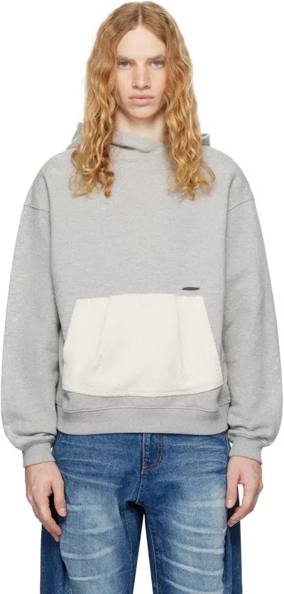 Ader Error Gray Product. 37 Hoodie In Grey